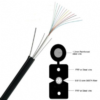 FTTH drop cable 12F with tube