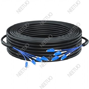Outdoor Steel tape armored patch cord 4F LC-LC