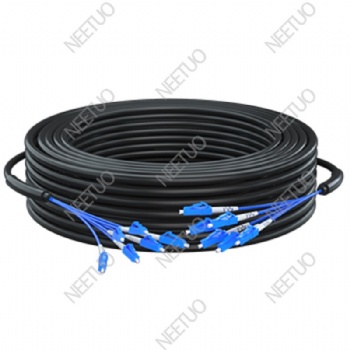 Outdoor Steel tape armored patch cord 6F LC-LC