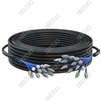 Outdoor Steel tape armored patch cord 12F ST-ST