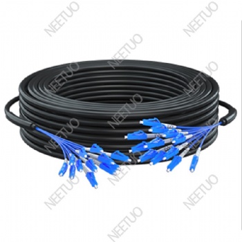 Outdoor Steel tape armored patch cord 12F LC-LC