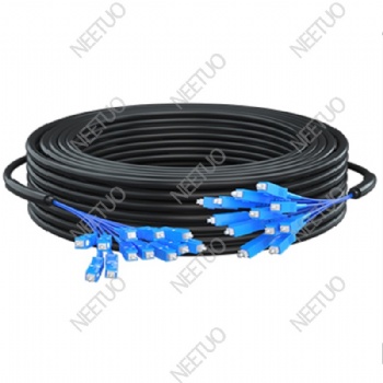 Outdoor Steel tape armored patch cord 12F SC-SC