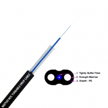 ROC Drop Cable Bend Insentive Optical Fiber G657A1 1F