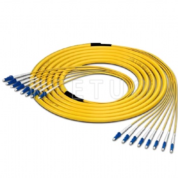 8C LC UPC-LC UPC Breakout Cable Patch Cord