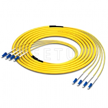 4C LC UPC-LC UPC Breakout Cable Patch Cord