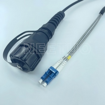 ODVA type hardened connector preconnectorized 5.0mm Drop Cable DLC