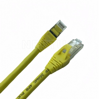 CAT5e SFTP(Foiled) PVC CM Patch Cable Snagless Molded Boot 26AWG Pure Copper