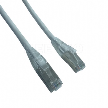 CAT6 SFTP(Shielded Foiled) PVC CM Patch Cable 28AWG Snagless Molded Boot