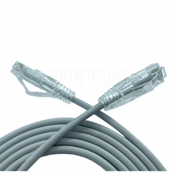 CAT6a UTP(Unshielded) Slim Patch Cable 28AWG Snagless Molded Boot Pure Copper