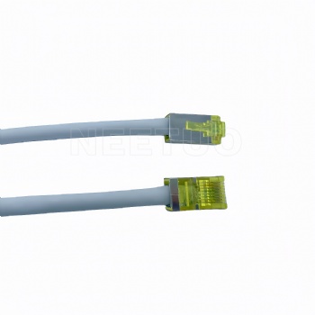 CAT6a SFTP Patch Cable Snagless Molded Boot 26AWG Pure Copper