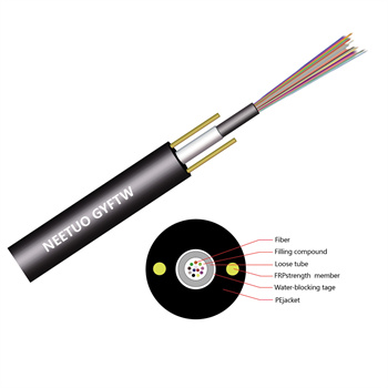 central loose tube non-metalic and non-armored  cable (GYFTW)