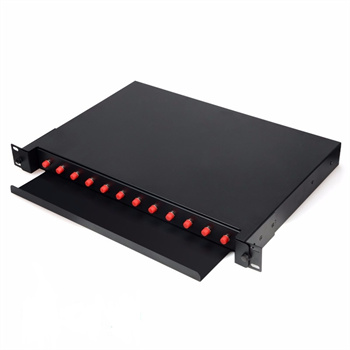 Sliding Type Optical Fiber Patch Panel 1U 12C FC
