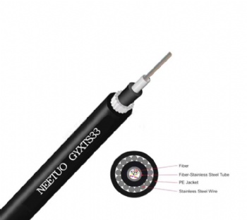 Submarine Optical Fiber Cable GYXTS33 24C with steel tube