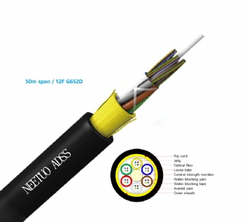 ADSS single jacket 12F 50M Span