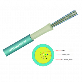 Indoor/Outdoor DZ Distribution Fiber Optic Cable