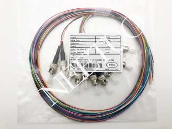 尾纤 12C colored ST/UPC MM OM2