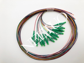 Bundled Pigtails 12C colored LC/APC SM G657A