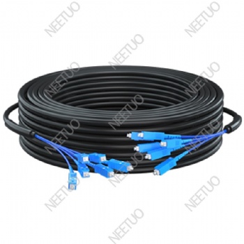Outdoor Steel tape armored patch cord 6F SC-SC