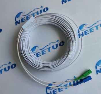 2F Indoor FTTH Drop Cable Pigtail SC/UPC+SC/APC