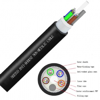 Anti-Rodent Single Jacket Non-Metalic Cable 12-288F