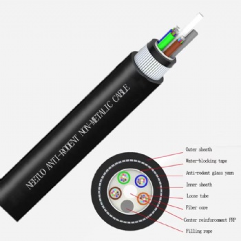 Anti-Rodent Double Jacket Non-metalic cable