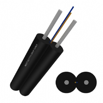 2C Indoor FTTH Drop Cable round design FRP reinforcement