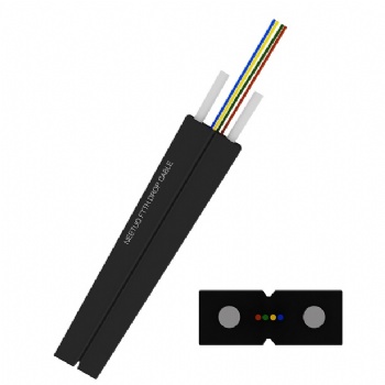 4C Indoor FTTH Drop Cable Steel Wire reinforcement