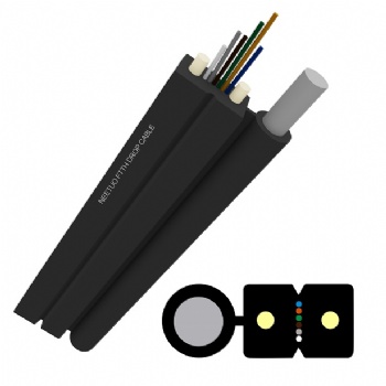 6C Outdoor FTTH Drop Cable steel wire supporting wire