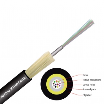 Jetted Optical Fiber Cable 1-24F Bend Insensitive Fiber G657A1