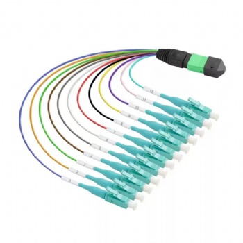OM3 MPO-LC 0.9mm multicores Patch Cord Assembly