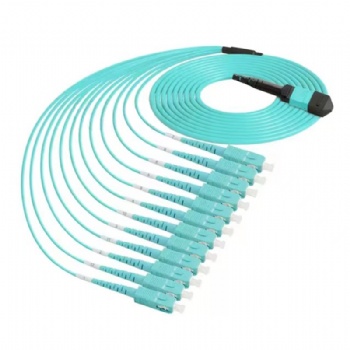 OM3 MPO-LC 2.0MM Breakout Patch Cord