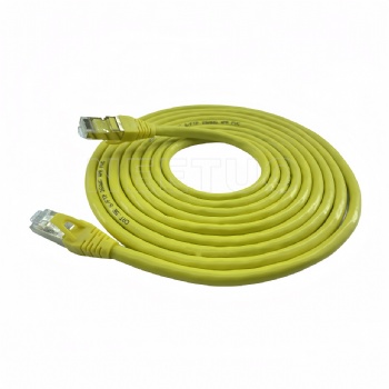 CAT5e SFTP(Foiled) PVC CM Patch Cable Snagless Molded Boot 26AWG Pure Copper