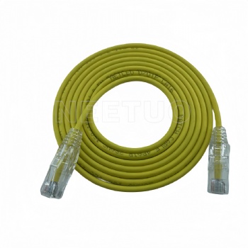 CAT6 UTP Slim Patch Cable CAT6 UTP(Unshielded) PVC CM Slim Patch Cable Snagless Molded Boot 28AWG Pure Copper Snagless Molded Boot 28AWG Pure Copper
