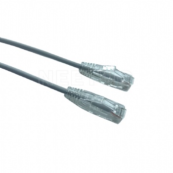CAT6a UTP(Unshielded) Slim Patch Cable 28AWG Snagless Molded Boot Pure Copper